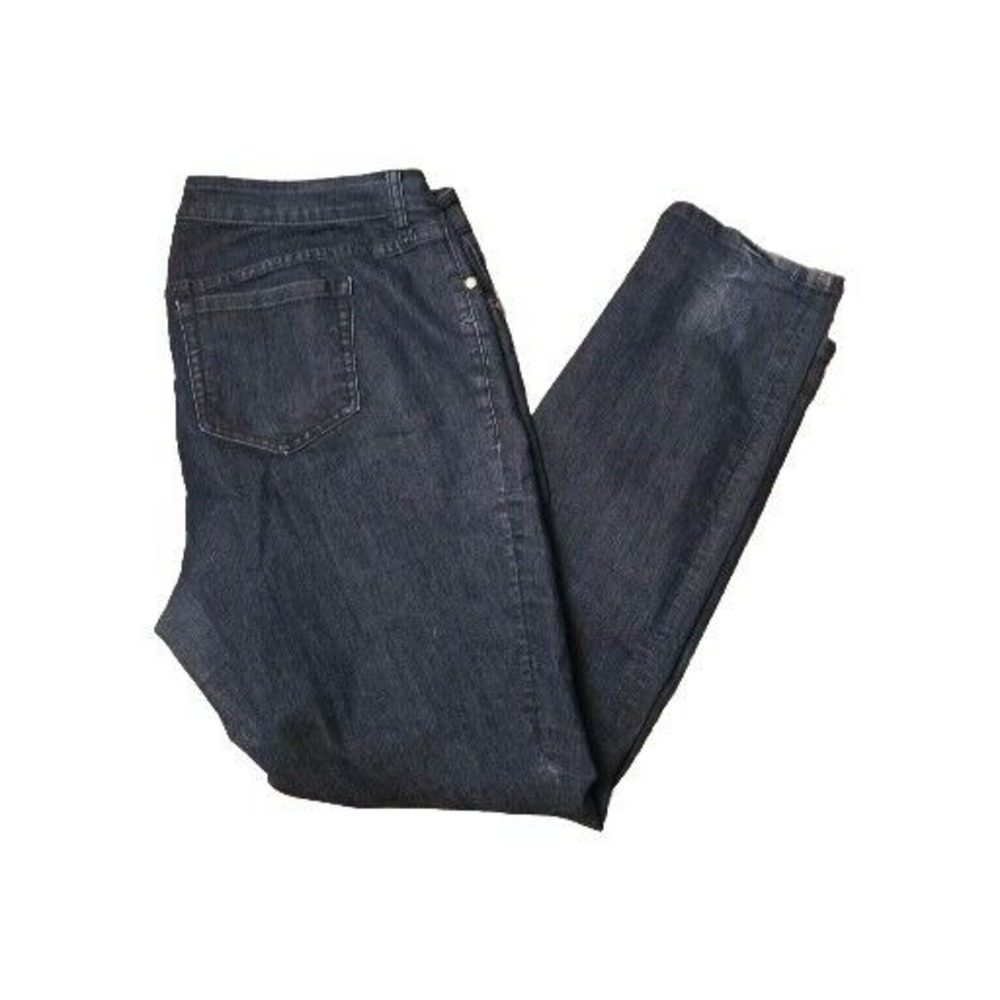 Torrid Straight Leg Women's Stretch‎ Dark Blue Jeans Plus Size 20T High Waist